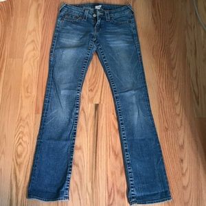 True Religion Med/light wash- Sz 26